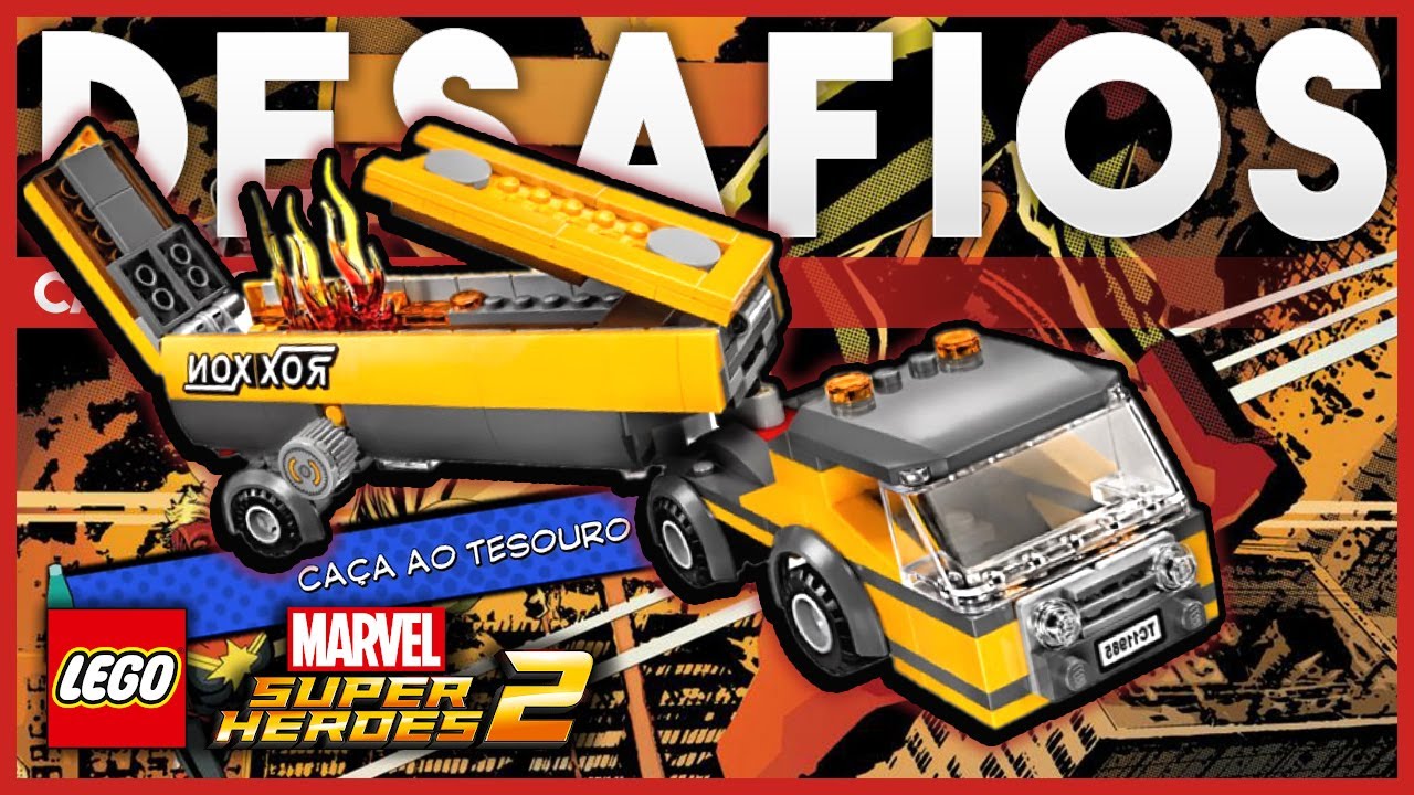 LEGO Marvel Super Heroes 2 | Desafio CAÇA AO TESOURO e desbloqueio do CAMINHÃO DA ROXXON