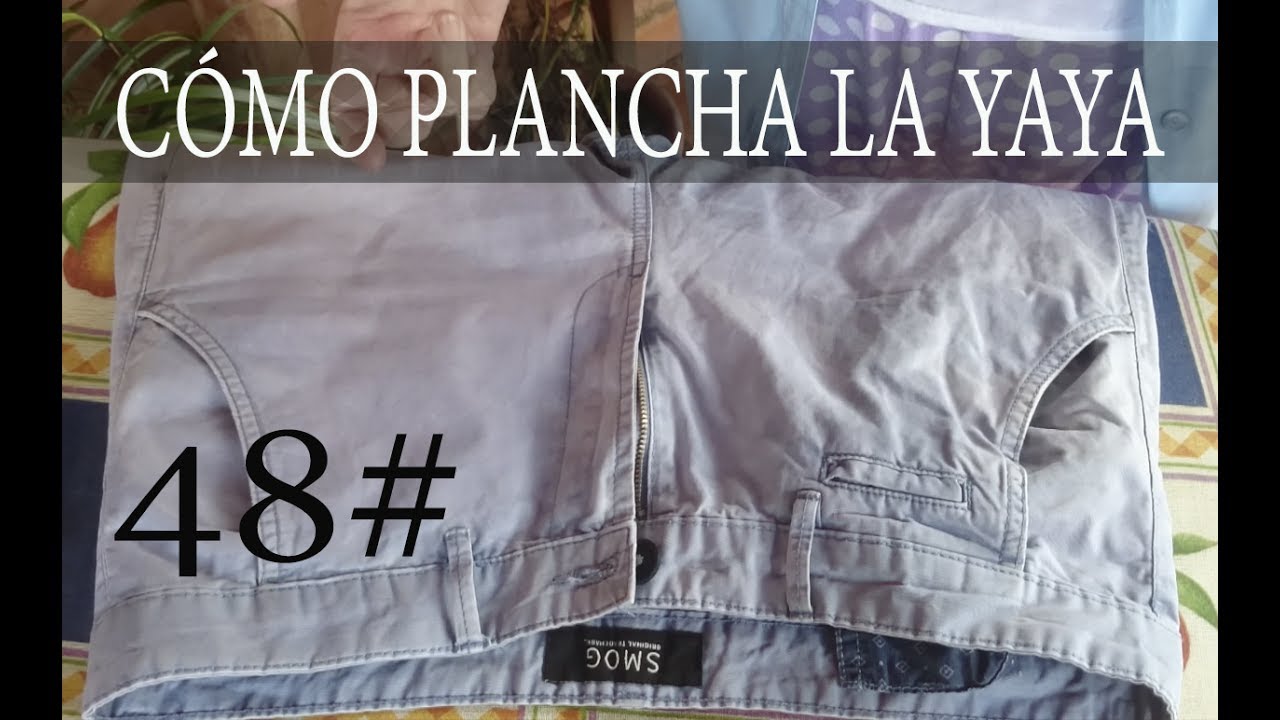 CÓMO PLANCHAR PANTALONES: TRUCOS DE LA ABUELA # 48