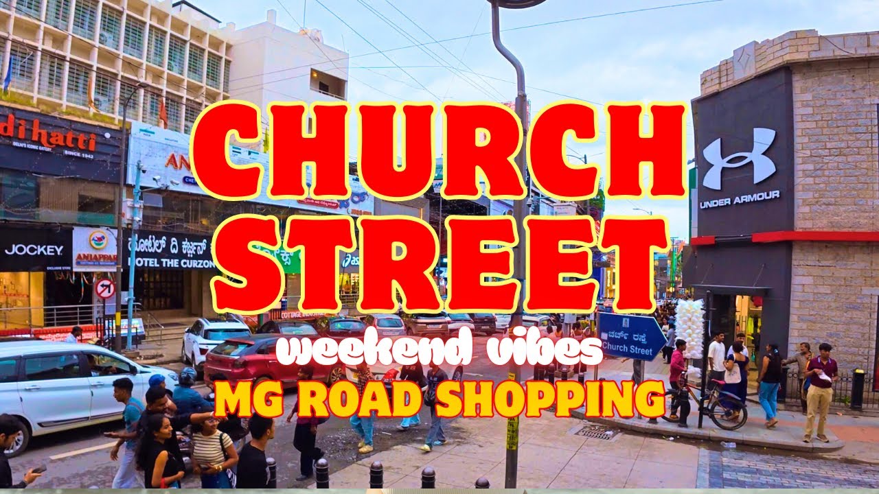 MG Road Bangalore 🇮🇳 | Church Street Shopping Bangalore | Shopping in Bangalore | Bangalore Vlog