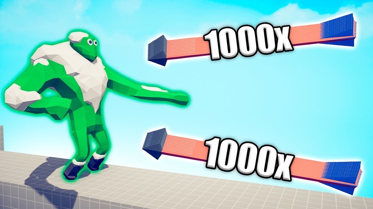 ZOMBIE ICE GIANT vs 1000x OVERPOWERED UNITS - TABS | Totally Accurate Battle Simulator 2025