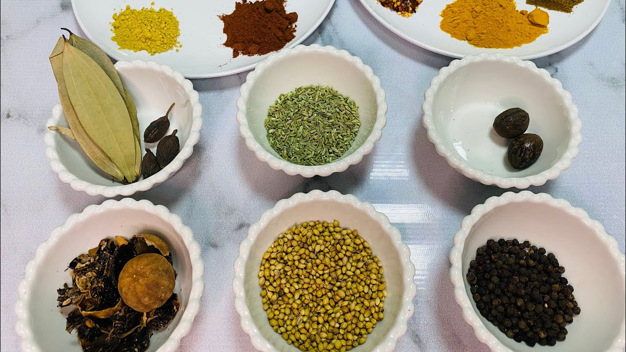 بهارات  طريقه عمل اجمل بهارات مشكله لجميع أنواع الطبخ على الاطلاق 👌😍