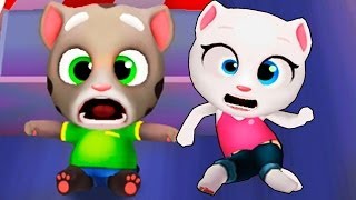 Talking Tom Gold Run All FAIL Animation for Talking Angela, Frosty Tom, Ginger, Neon Angel