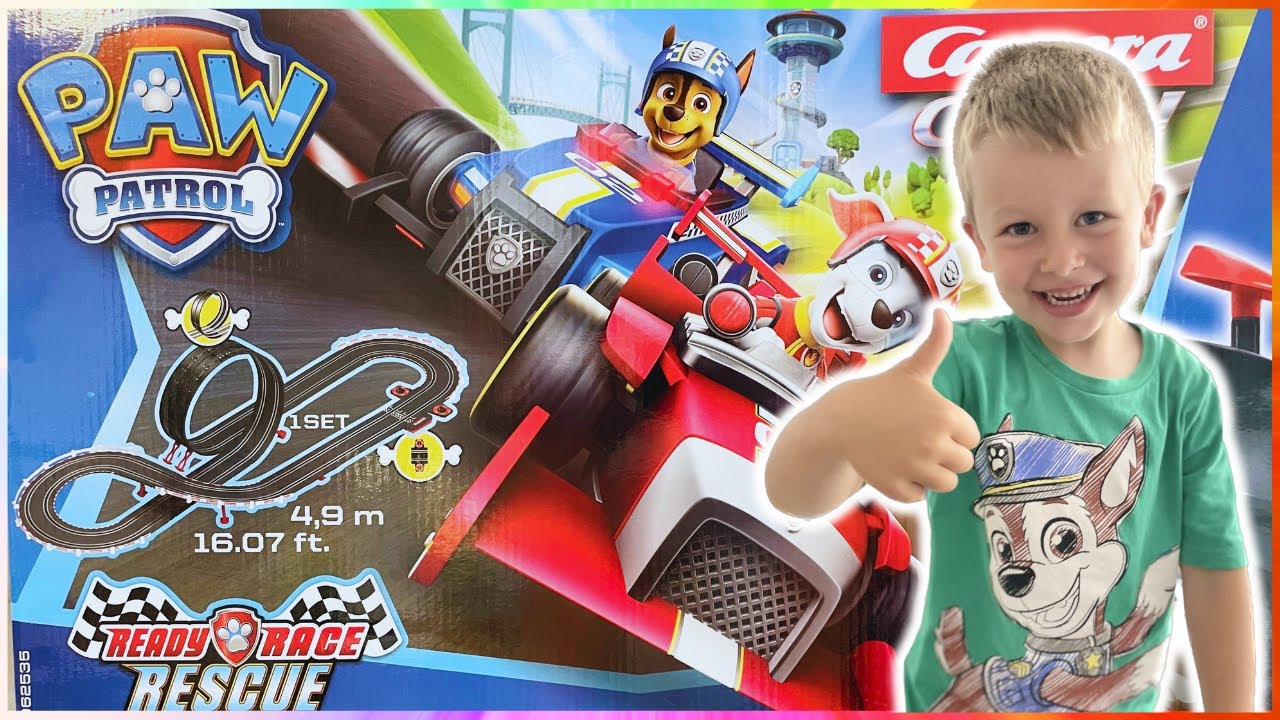 Paw Patrol race track with Nohr! Toy unboxing and pretend play for children! by nohr – Toy surprise
