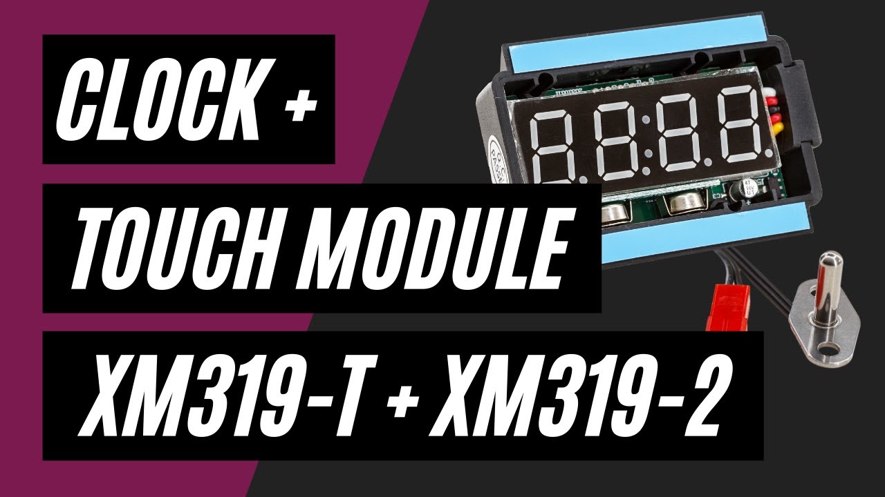 Clock + Touch module | XM319-T + XM319-2 | FDSsystem - presentation and connection