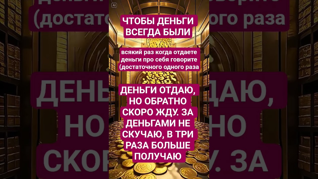 Чтобы деньги всегда были 