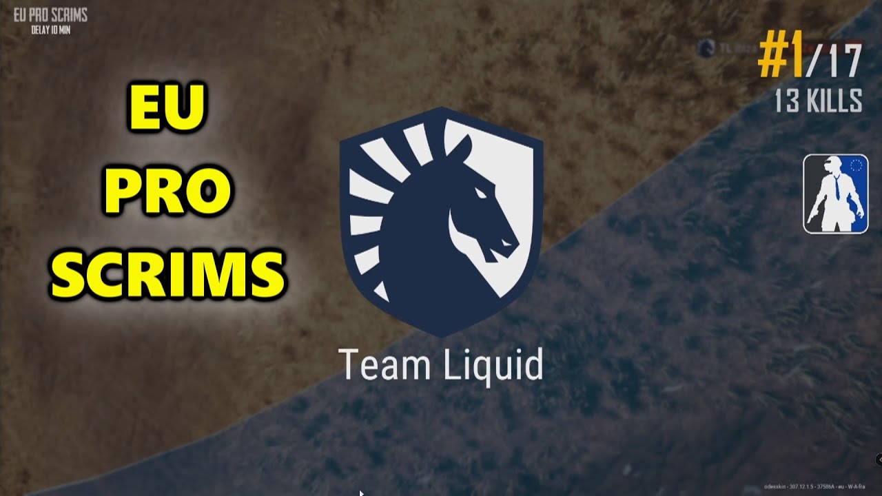 Team Liquid Kaymind, Jeemzz, ibiza & mxey - EU PRO SCRIMS - PUBG