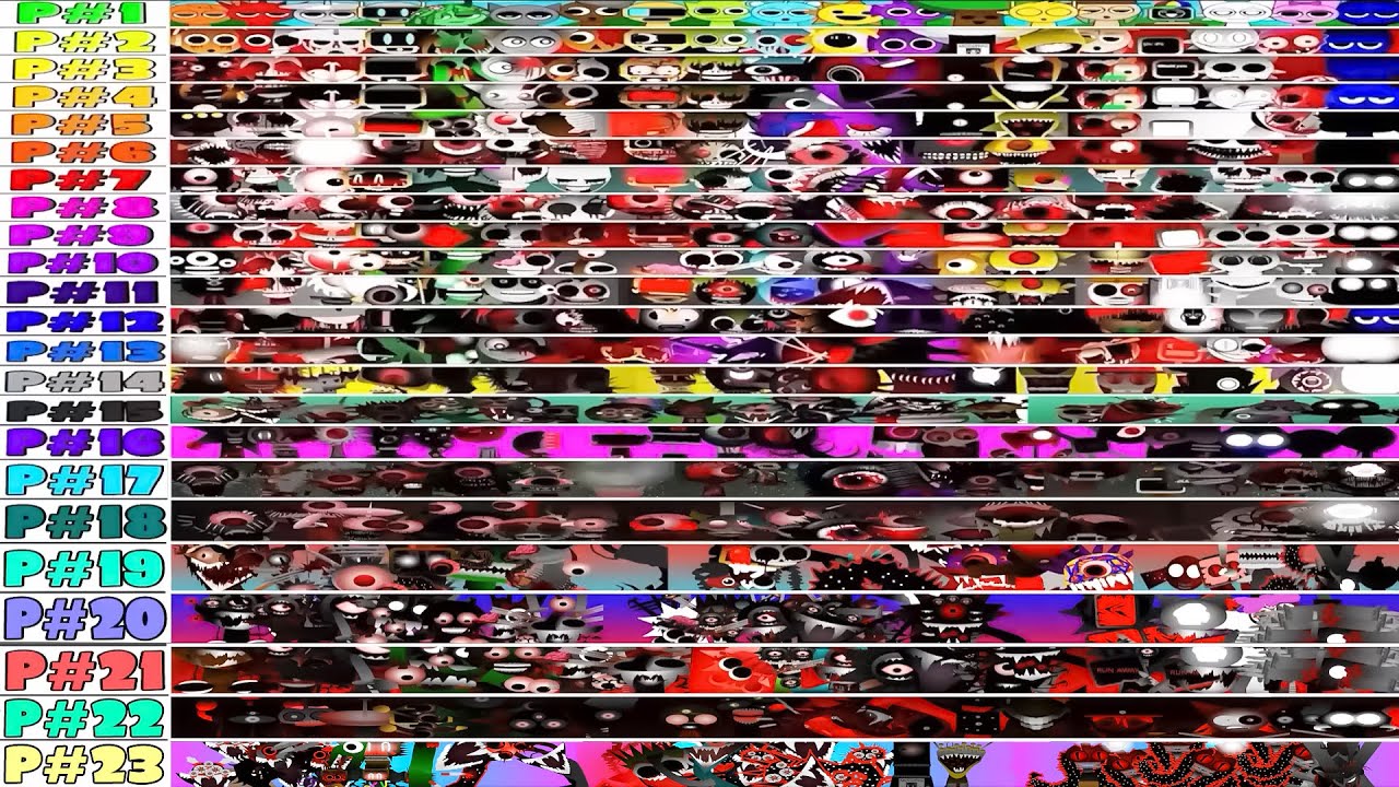 Incredibox Sprunki Mix All Phases: Phase 1-23 ALL TOGETHER