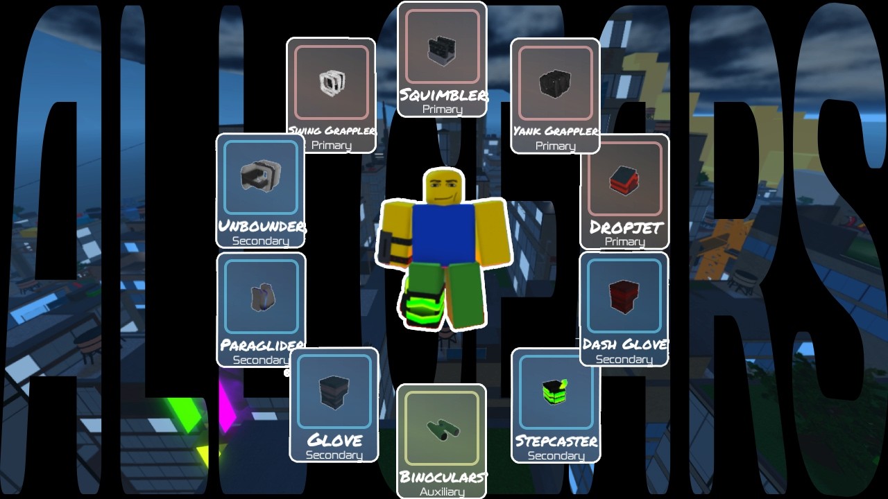 How to get EVERY gear in Roblox Strafe (V4020-B)