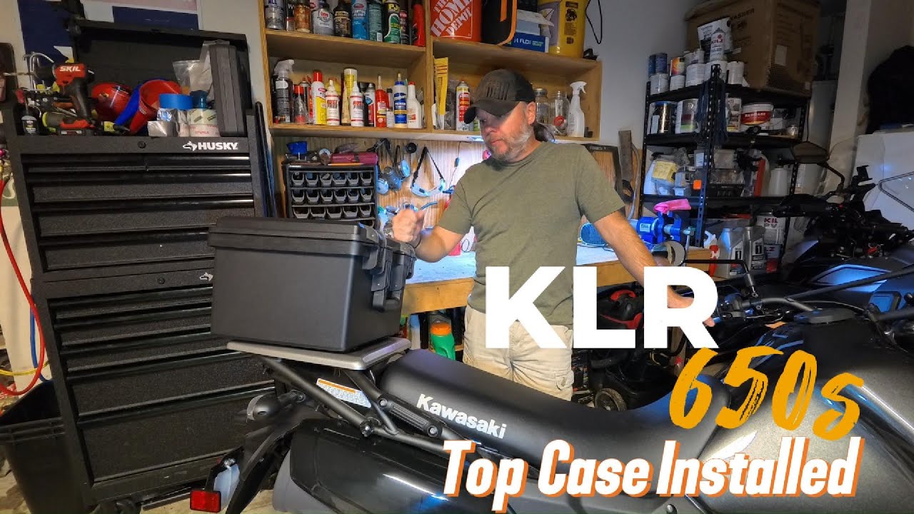 KLR650 Easy DIY Top Case -Cheap Amazon Case- (Any Good?)