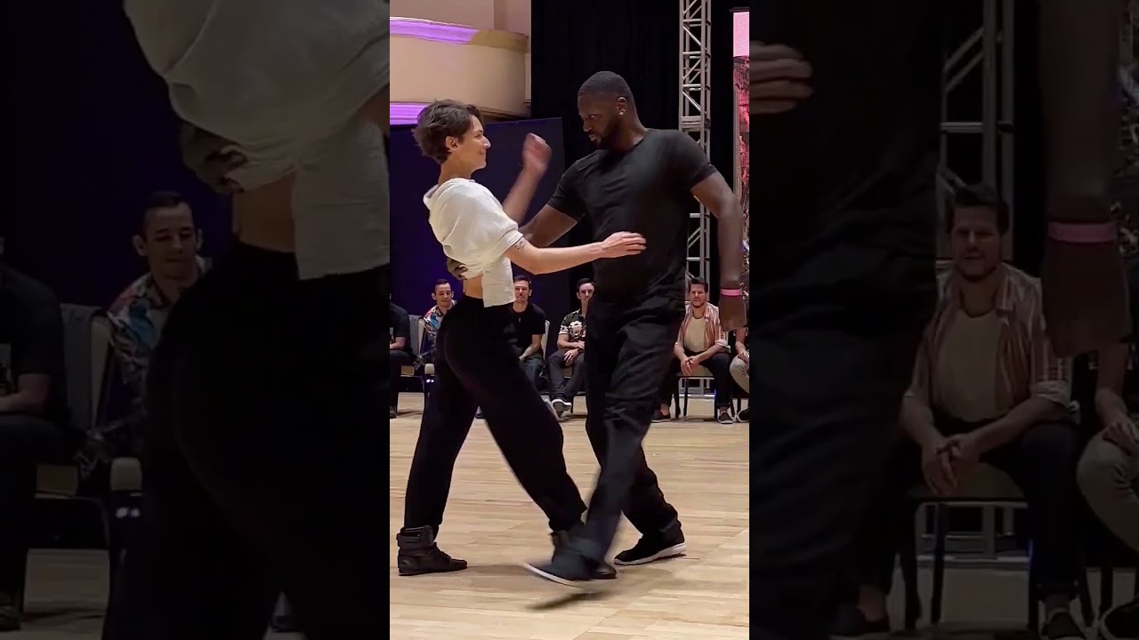 Improvised Dance Contest ! Random Partner and Song ! Kenneth Rutland & Emeline Rochefeuille at DCS23