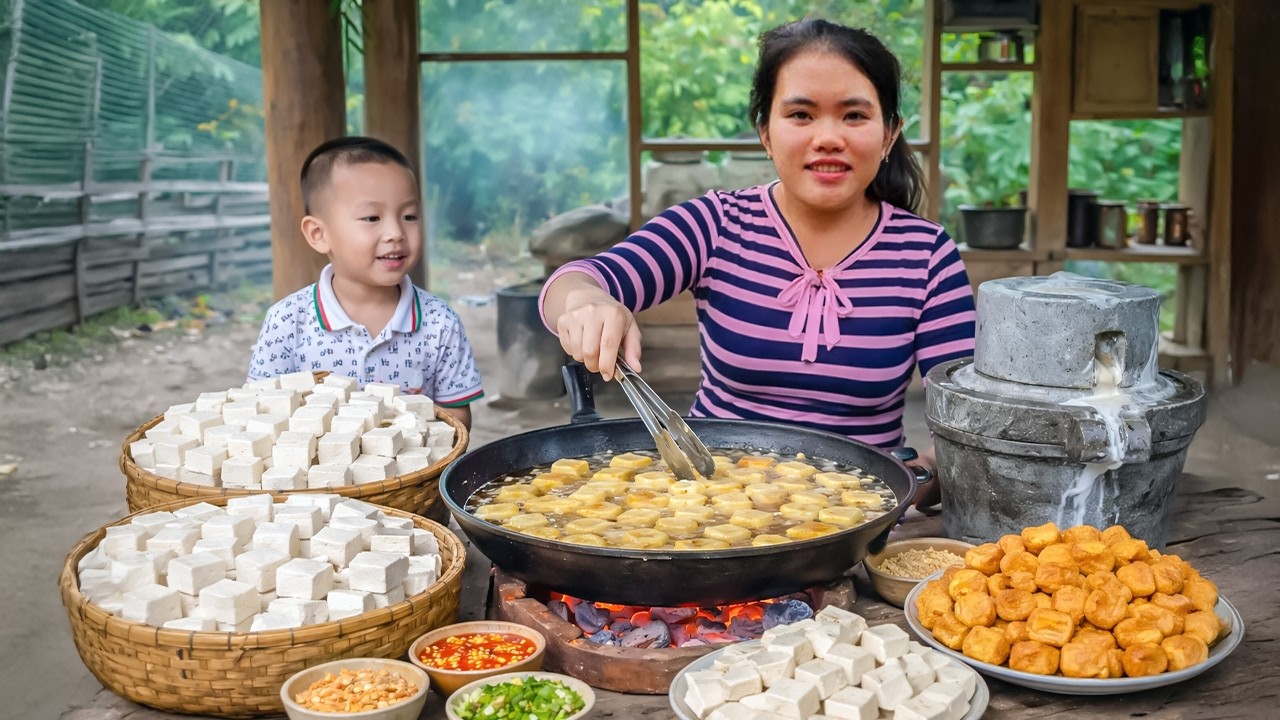 How to Make Tofu with My Boy &ndash; Using a Traditional Family Recipe for Sale &ndash; Cooking and Gardening