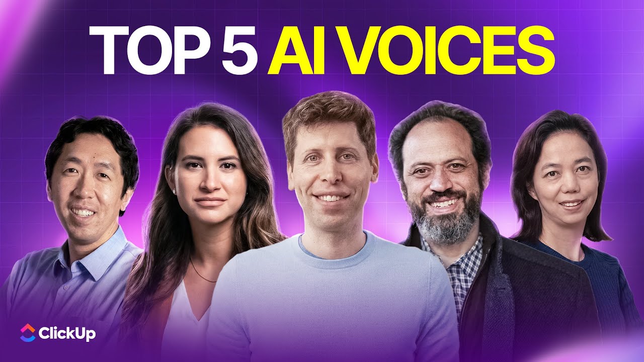 5 AI Influencers You Should Follow (and How Teams Actually Use AI at Work) | ClickUp