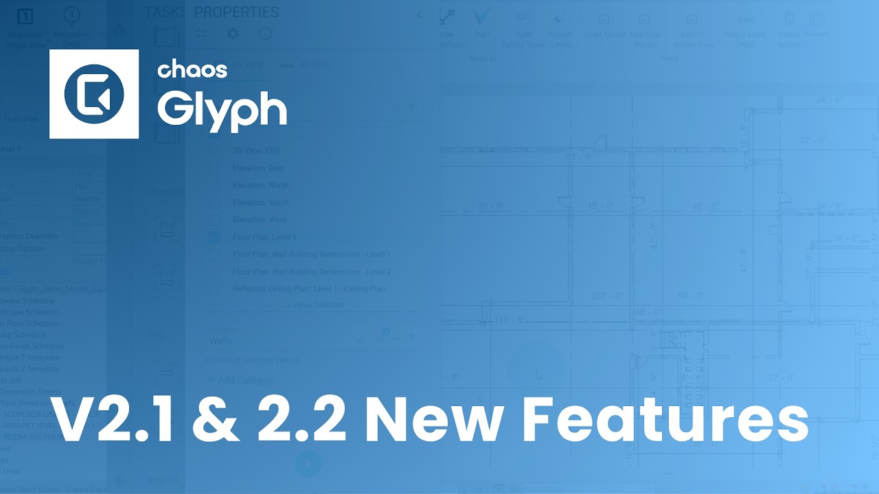 Automating Revit Documentation With Glyph -  Linked Models & Structural Dimensioning!