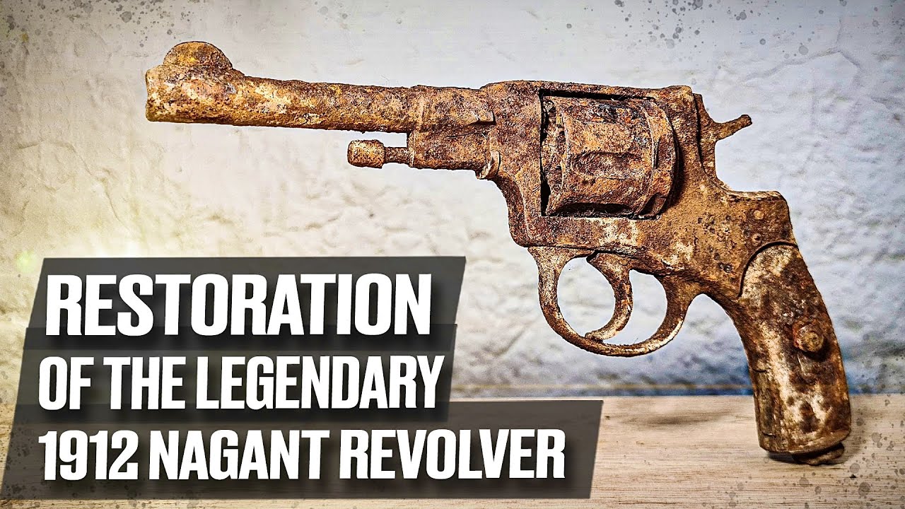 Laid in the ground for 110 years and was well preserved thanks to the holster | Restoration antique