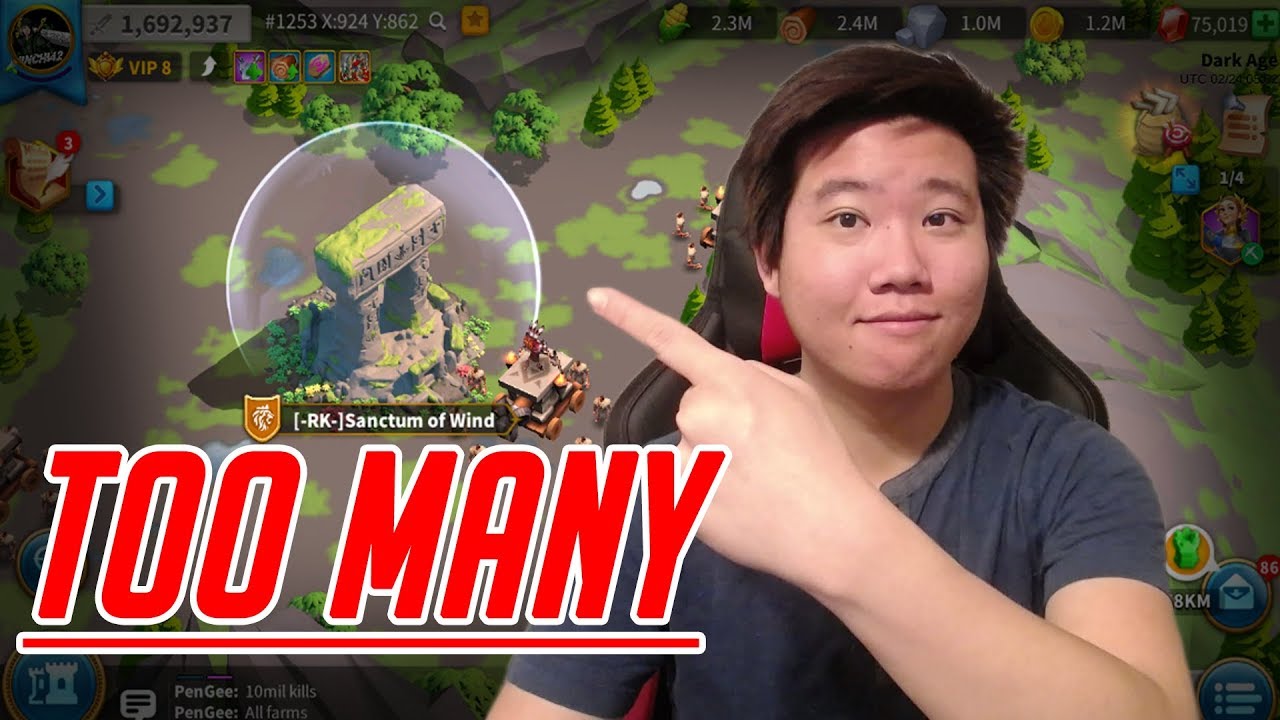 Too Many Sanctums Capturing the Holy Sites ! | Rise of Kingdoms