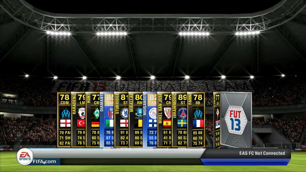 FIFA 13 BETA LOCAL SERVER PACK OPENING