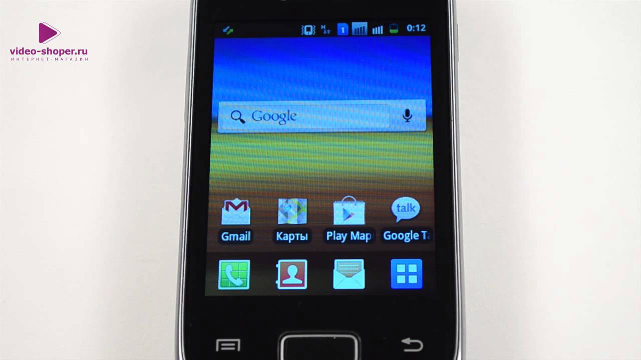 Обзор Samsung Galaxy Y duos GT-S6102