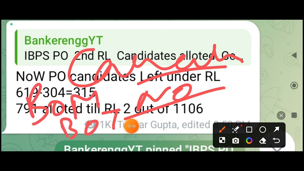 Ibps po 3rd reserve list update| Selection is possible ?