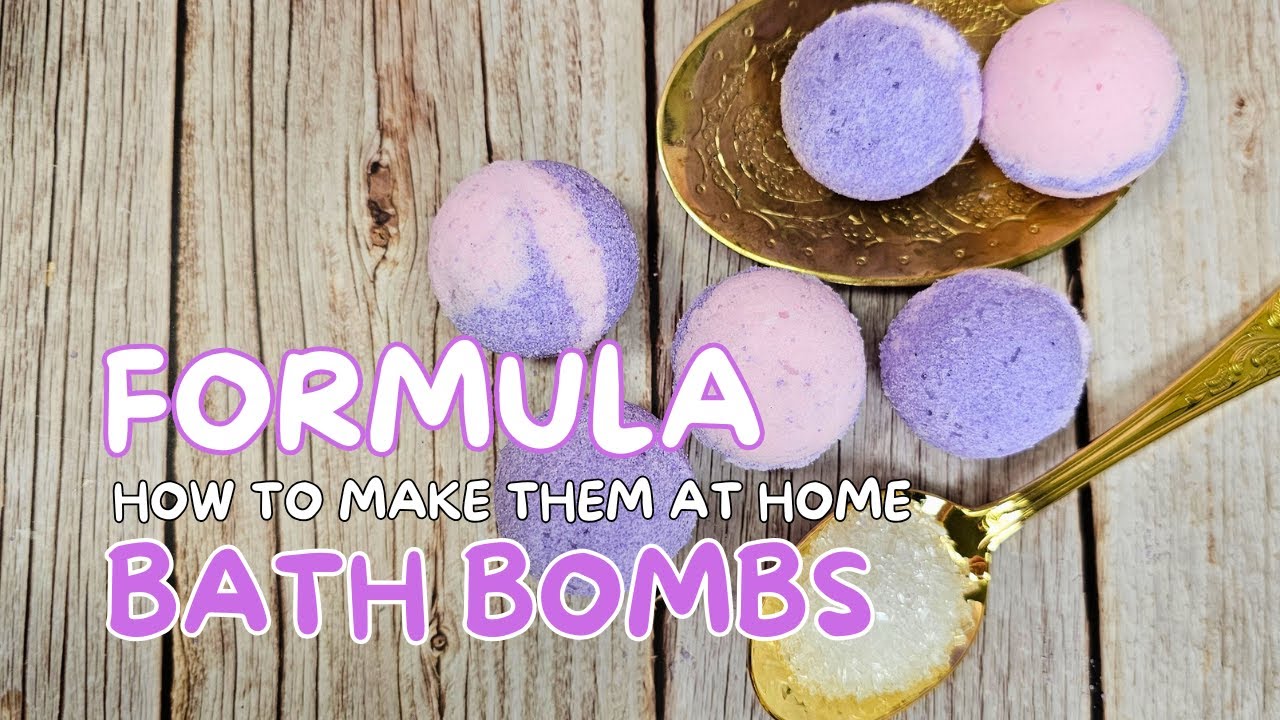 Haz bombas de baño en casa para vender  🛁Bombas de baño de lavanda y sales de Epsom #spa
