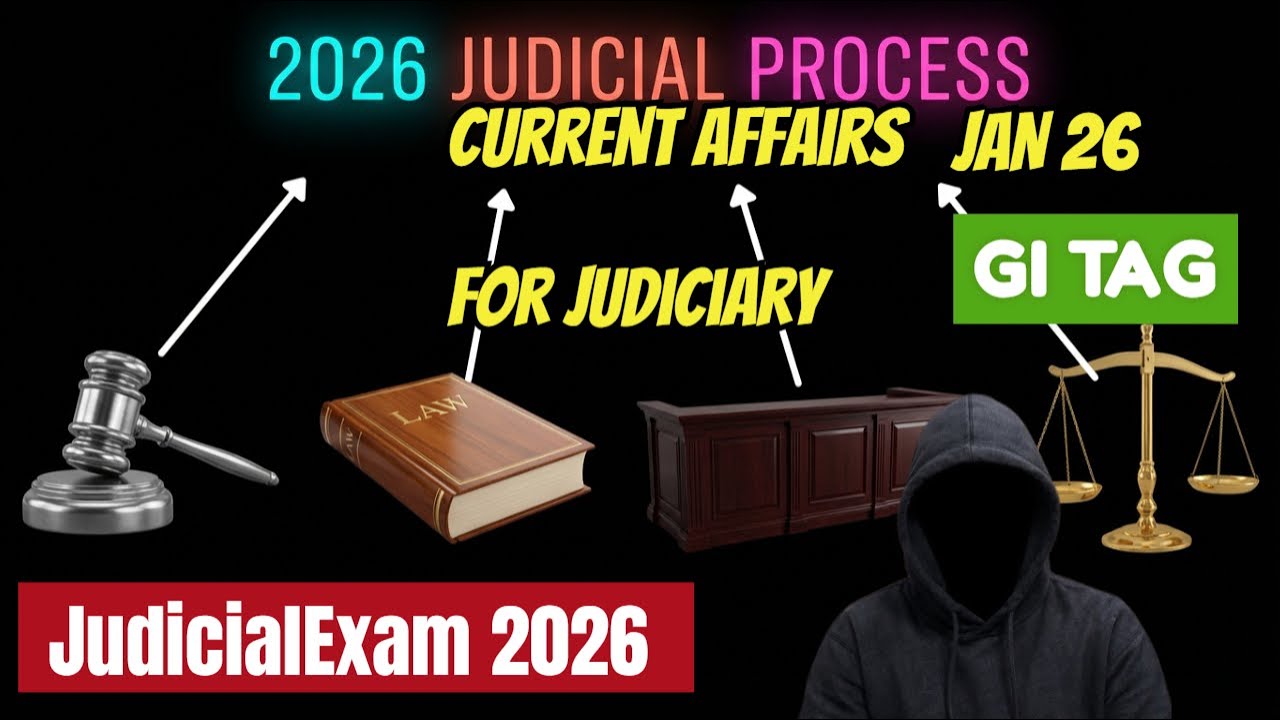 Judicial Services Current Affairs 2026 | Supreme Court, New Laws & Legal Updates |