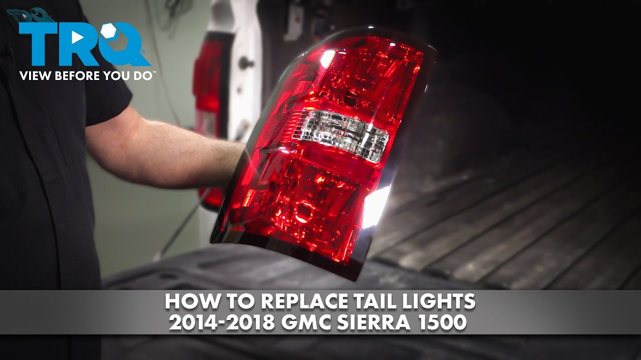 Как заменить задние фонари на GMC Sierra 1500 2014–2018 годов