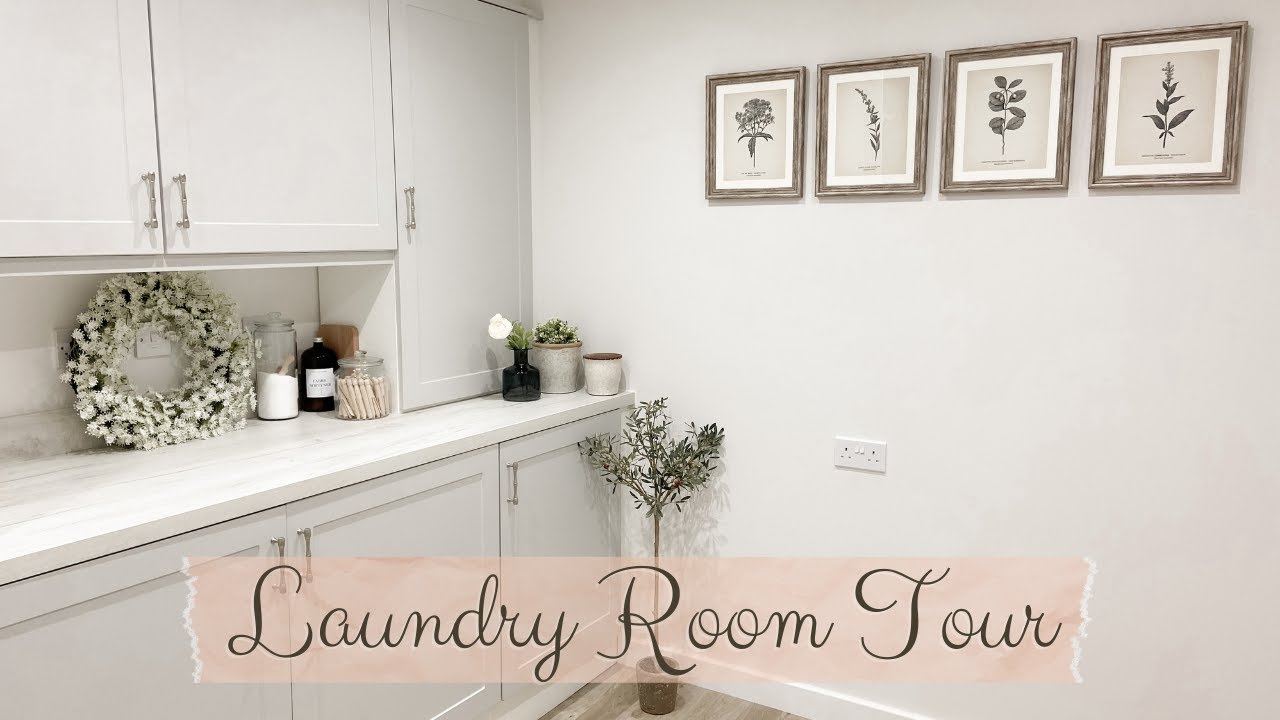 Laundry Room Makeover! Utility Room Tour ~ Laundry Organisation ~ Neptune Style ~ Floralie