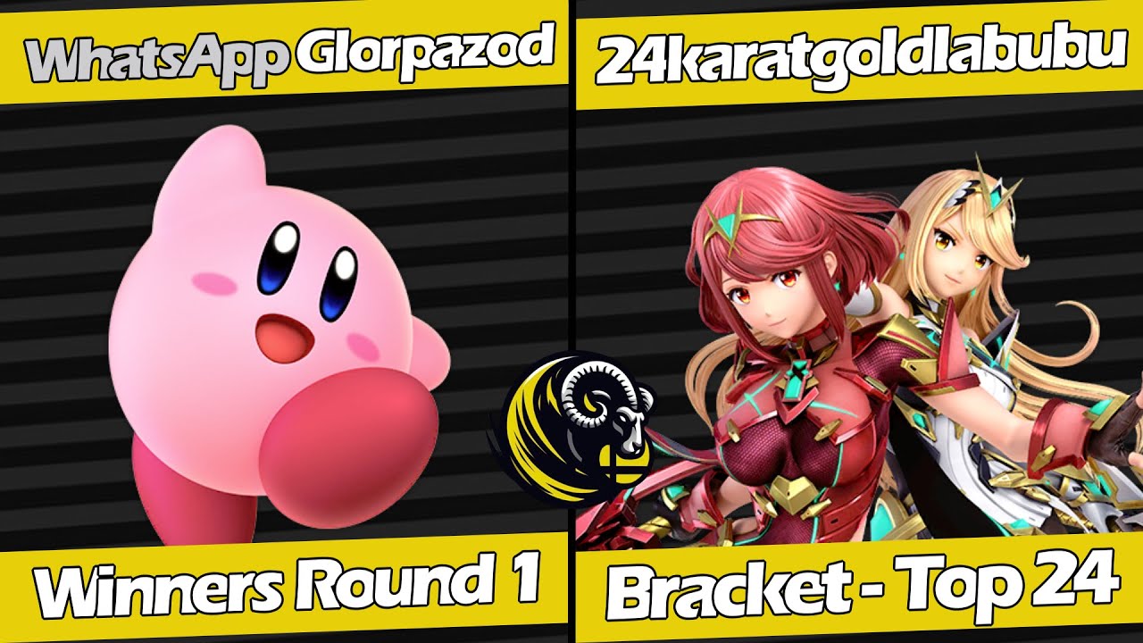 QuitYourFriendlies 65 Winners Round 1 - Glorpazod (Kirby, Young Link) vs 24karatgoldlabubu (Aegis)