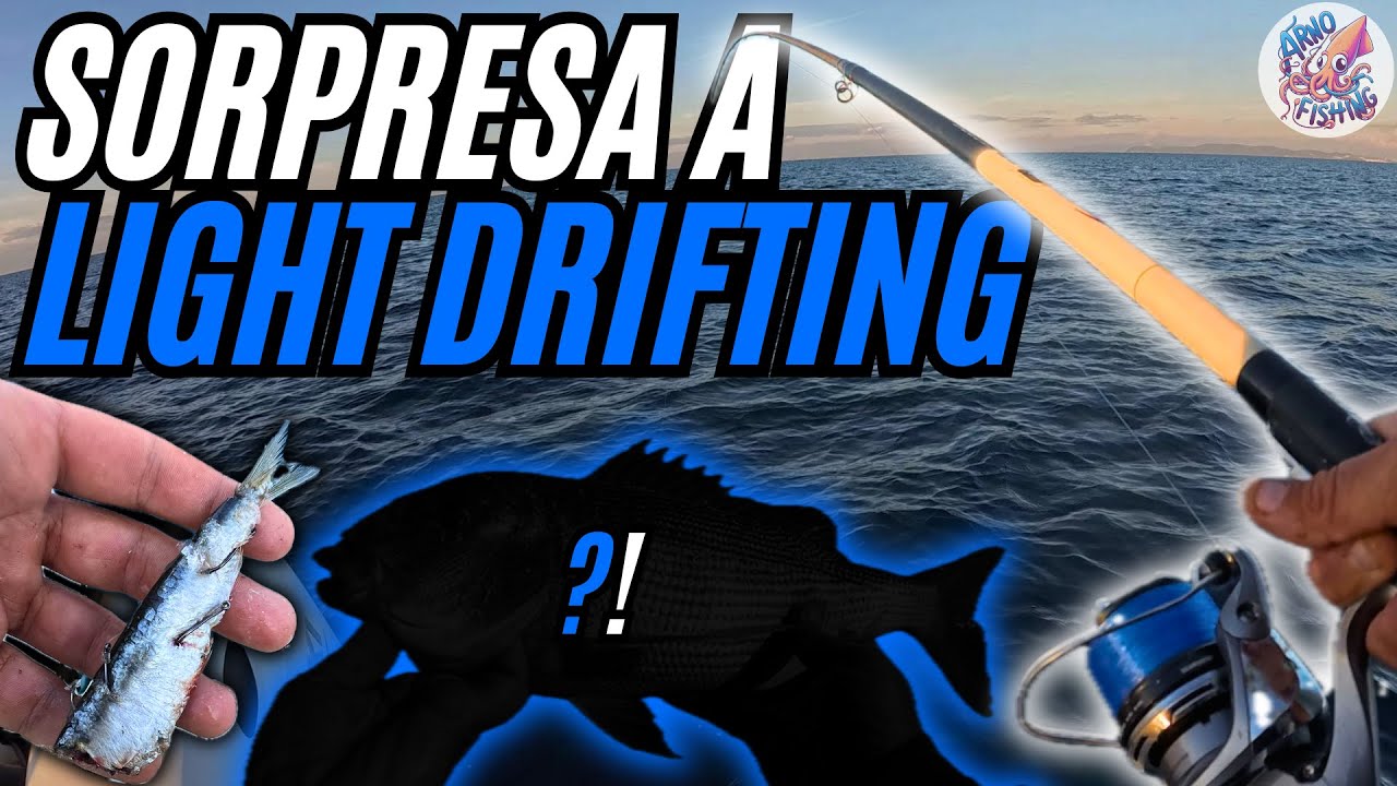 LIGHT DRIFTING IN MARE - cattura IMPORTANTE con attrezzatura leggera
