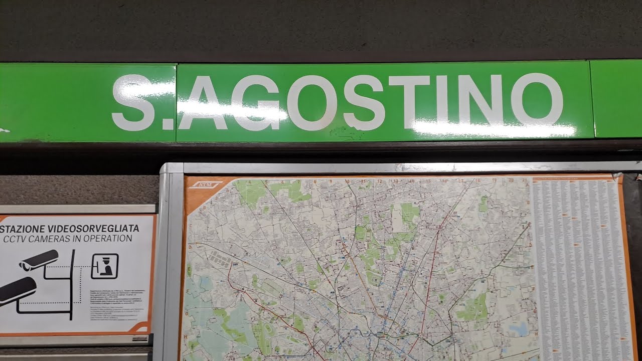 (Walkthrough) Stazione SANT'AGOSTINO (M2 Metro Milano)