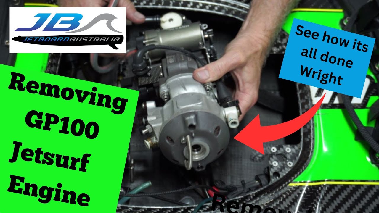 How to remove and Replace an old school Jetsurf engine No Problems