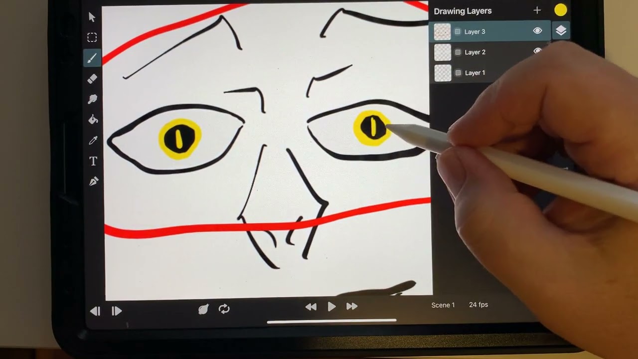 Draw Stuff ToonSquid (eye mask)