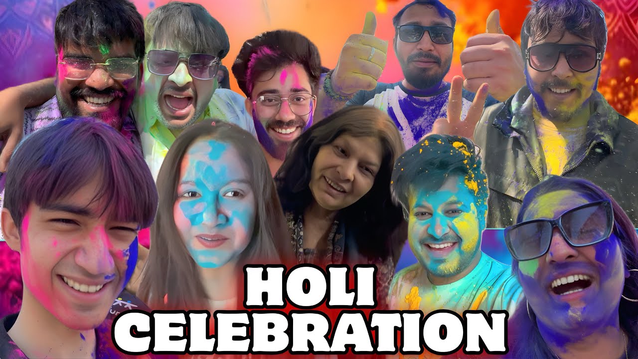 Khatarnak Holi Celebration With Family 🤣 | The Vlogger Family