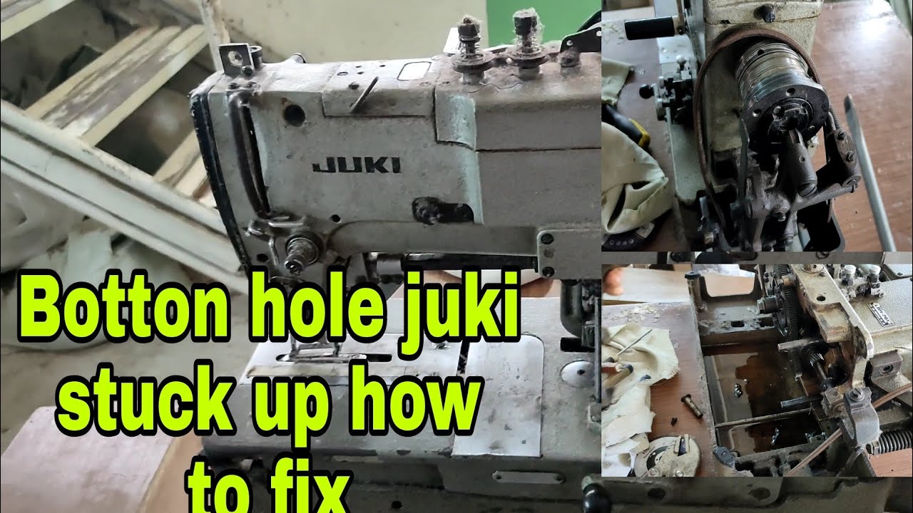 How to fix stuck up botton hole/Tagalog tuturial