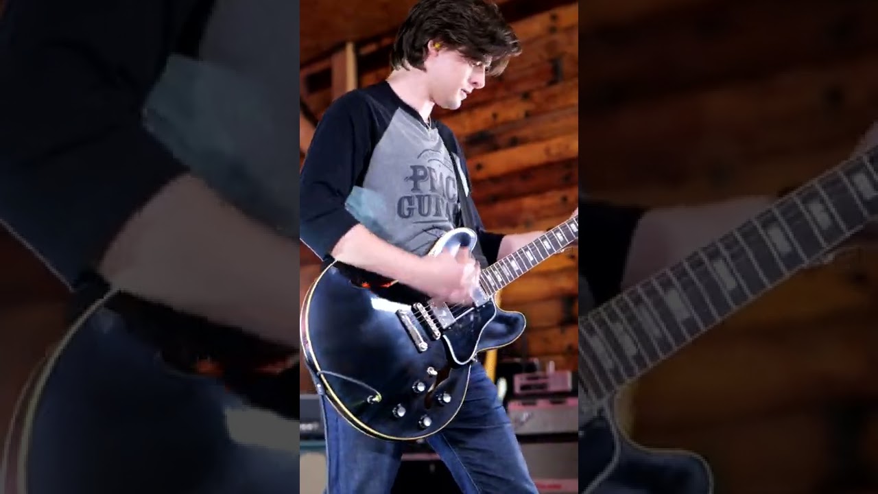 Gibson Custom 1964 ES-335 Reissue Ebony VOS #Shorts