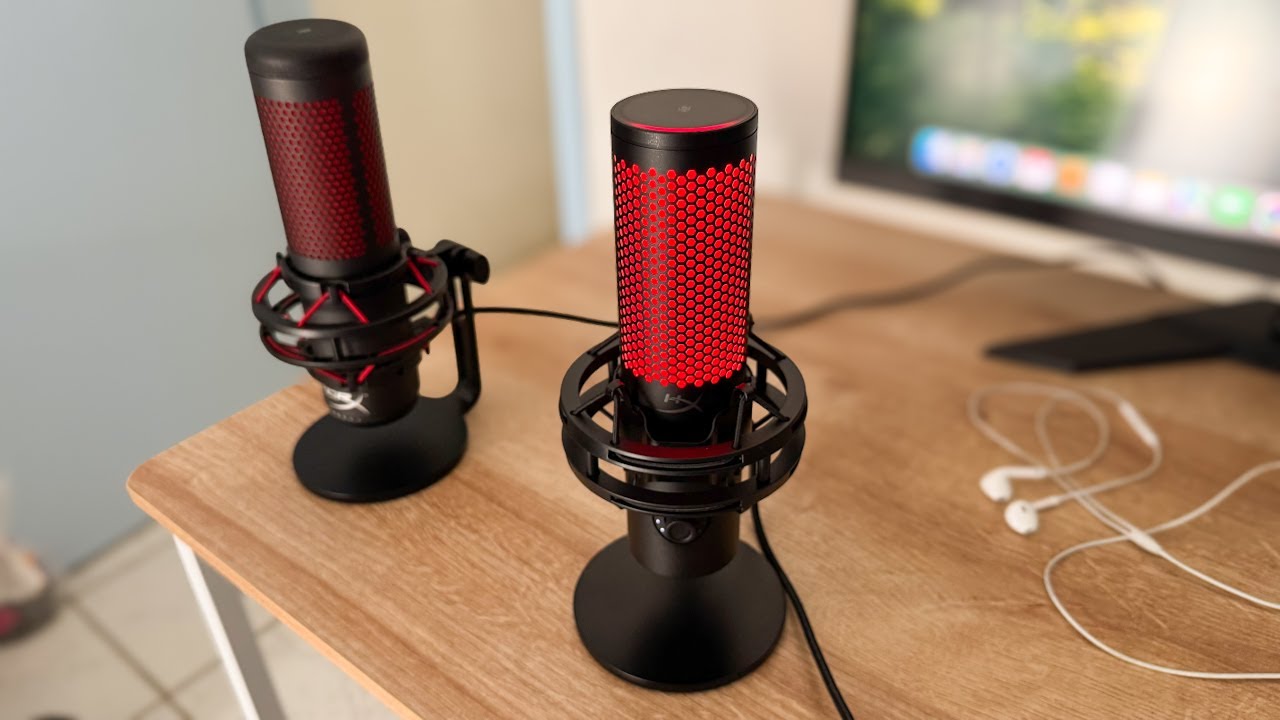O microfone HyperX QuadCast 2