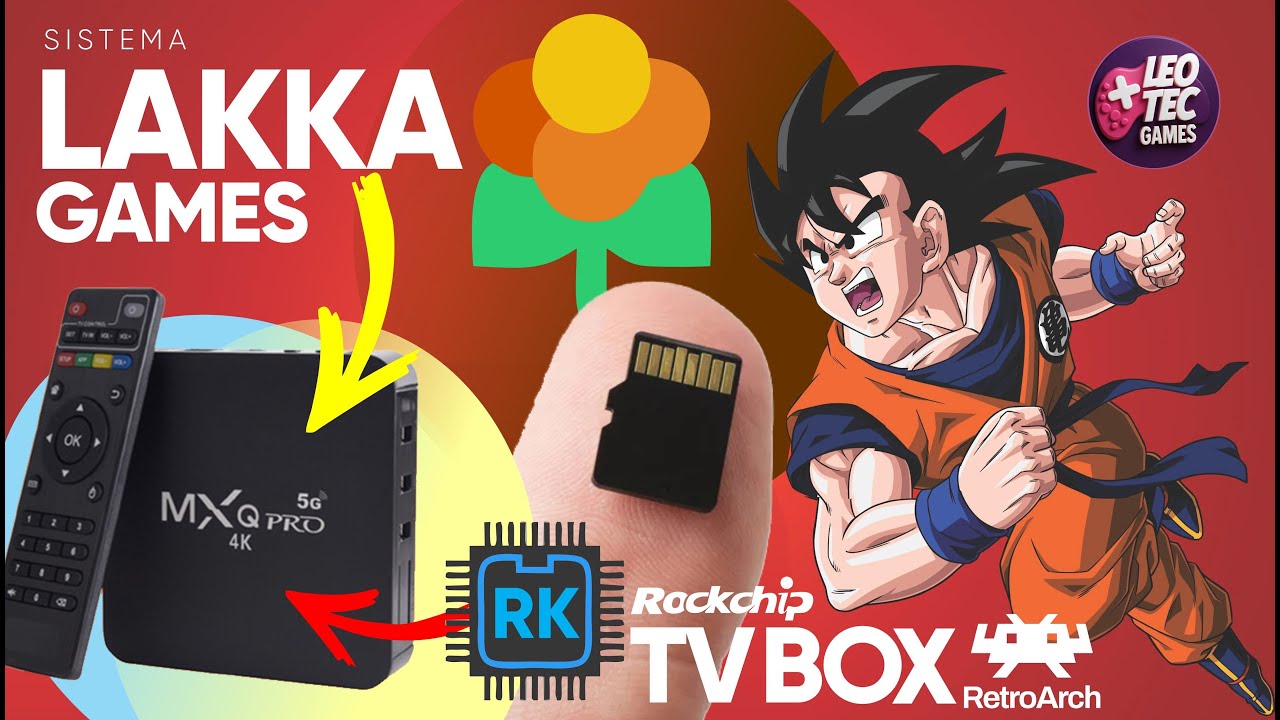 🌻LAKKA na sua 🕹️TV BOX RETROGAMES Configuração do ZERO | rockship 3228 / 3229 MXQ-MX9 Etc.
