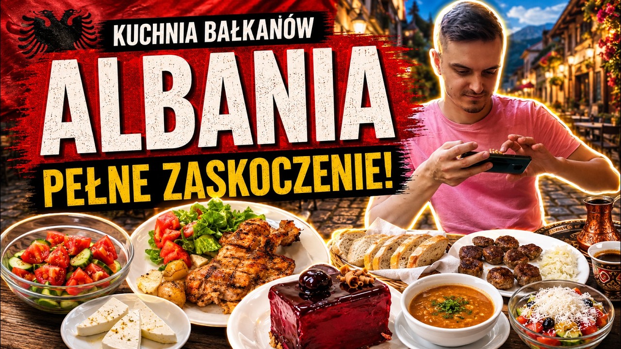 Przewodnik po kuchni bałkańskiej 2/3: Co warto zjeść będąc w Kraju Orłów? | Albania Ep.050