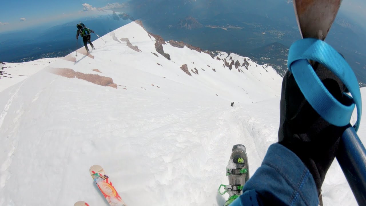 Glissading and Skiing Down a Volcano! (Mount Shasta)