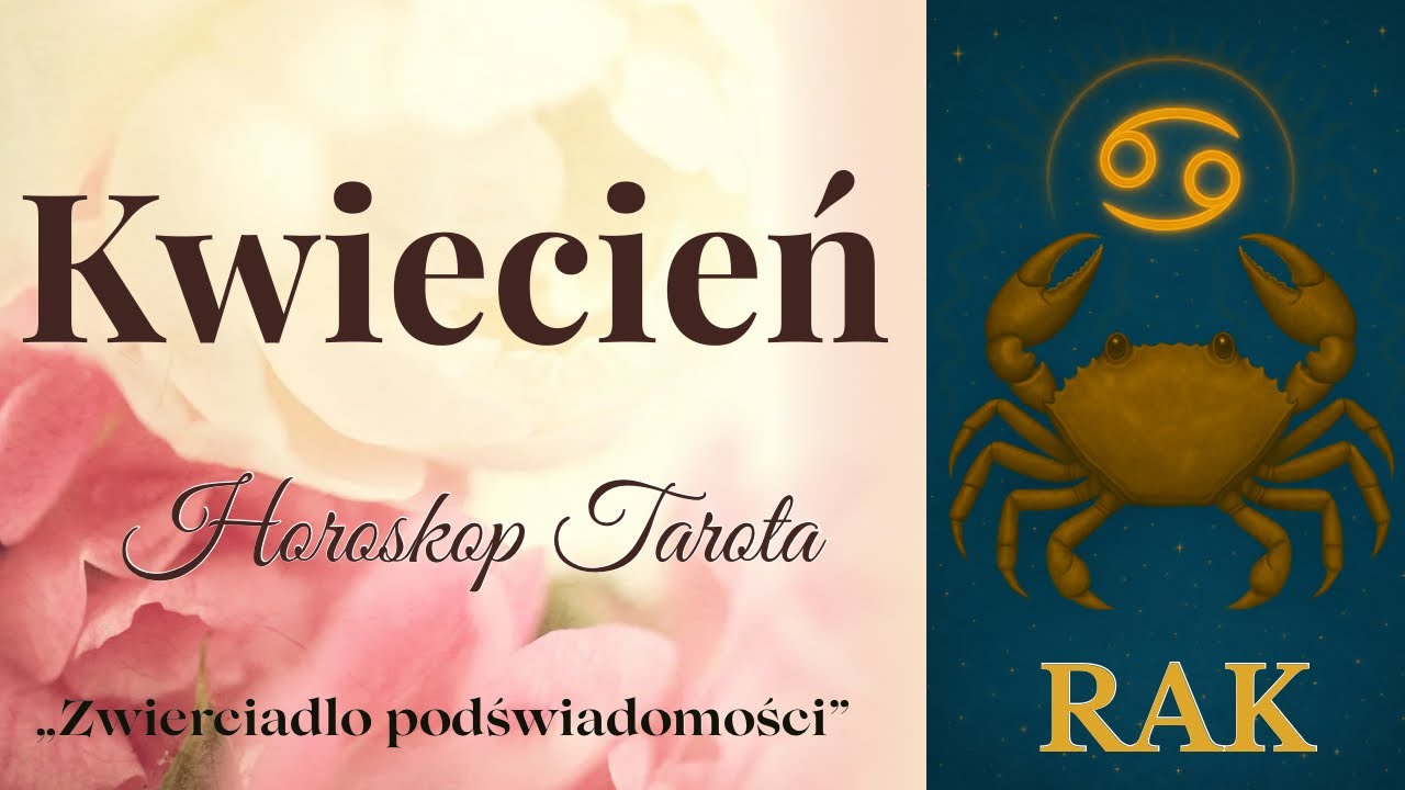 RAK ♋️ KWIECIEŃ 🌸 Pewna prawda może zmienić Twoje plany ✨Horoskop Tarota