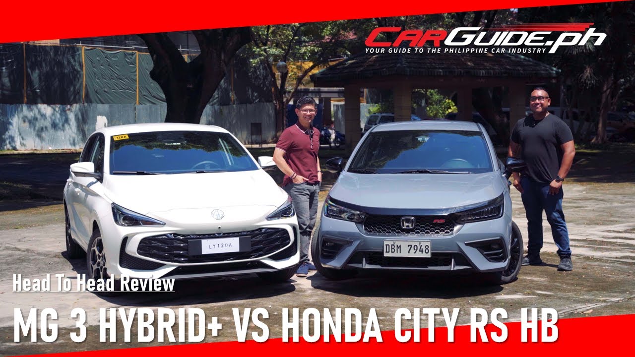 Лицом к лицу: MG3 Hybrid+ против Honda City RS Hatchback | CarGuide.PH