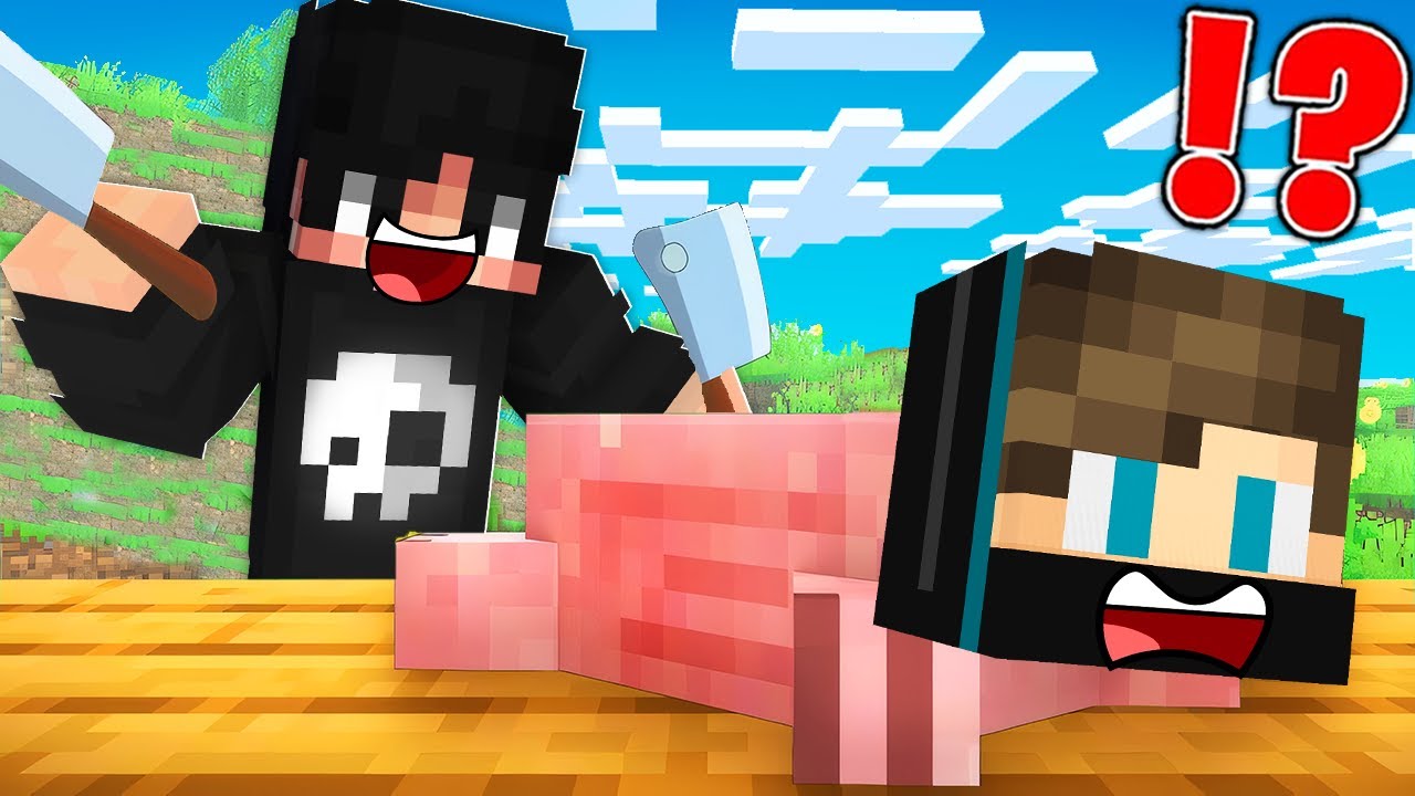 ماين كرافت ولكن اقدر اكل كل شيء حتى صاحبي !!؟