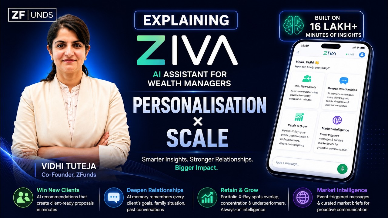 ZIVA Explained: AI for Wealth Managers | Personalisation &times; Scale | Vidhi Tuteja | ZFunds