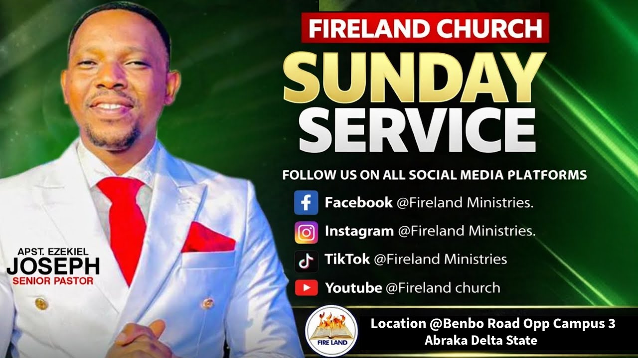 SUNDAY SERVICE WITH APST. DR. EZEKIEL JOSEPH || DATE: FEB 1ST 2026