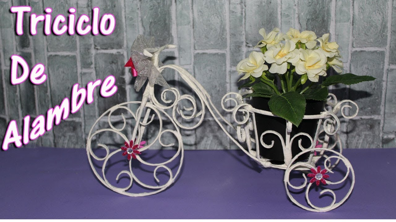 Triciclo de alambre