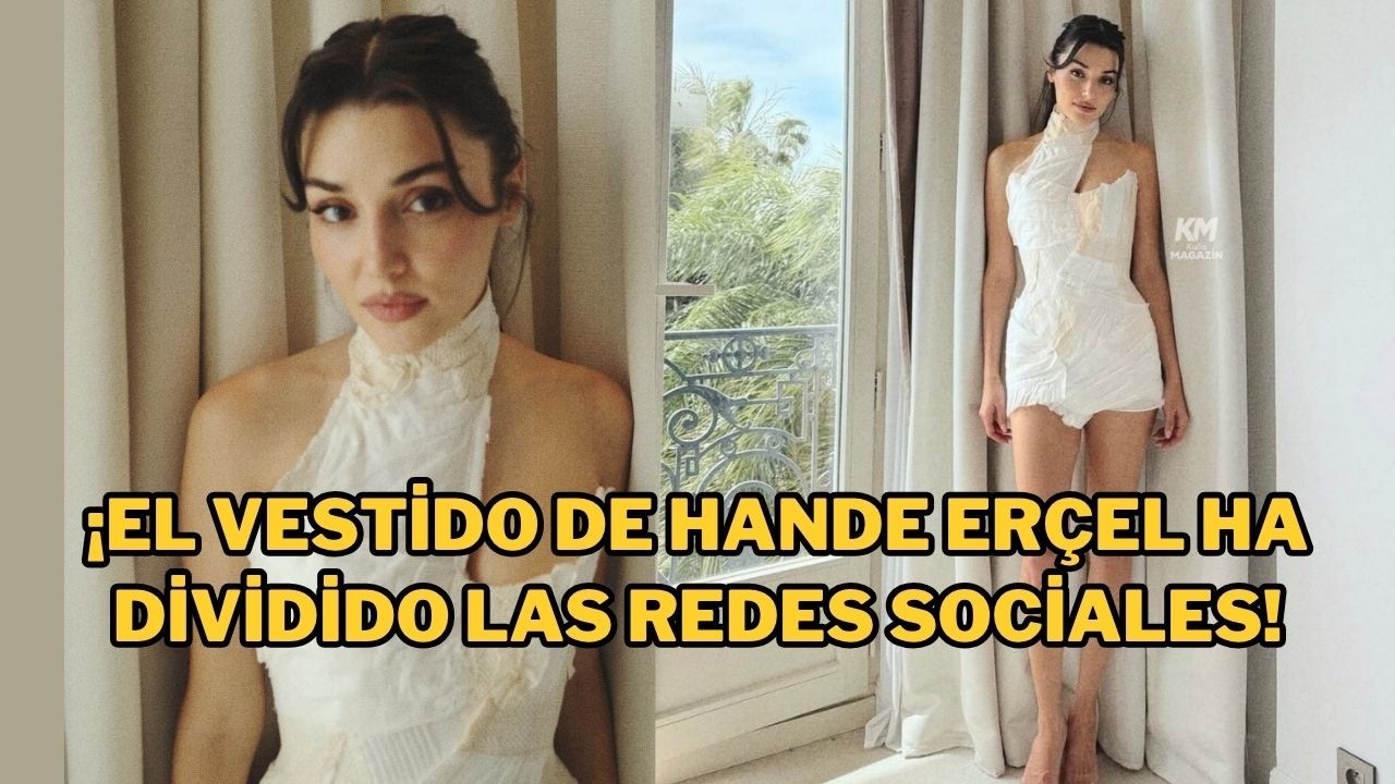 El vestido de Hande Er&ccedil;el caus&oacute; revuelo al ser comparado con un 