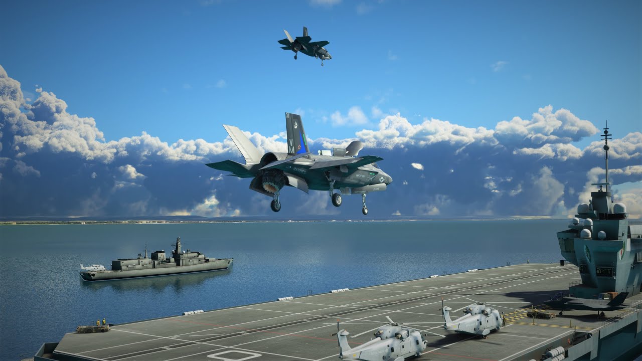 F-35s | Miltech Carrier Group | Seafront Simulations SE | Cinematic | 4K | MSFS