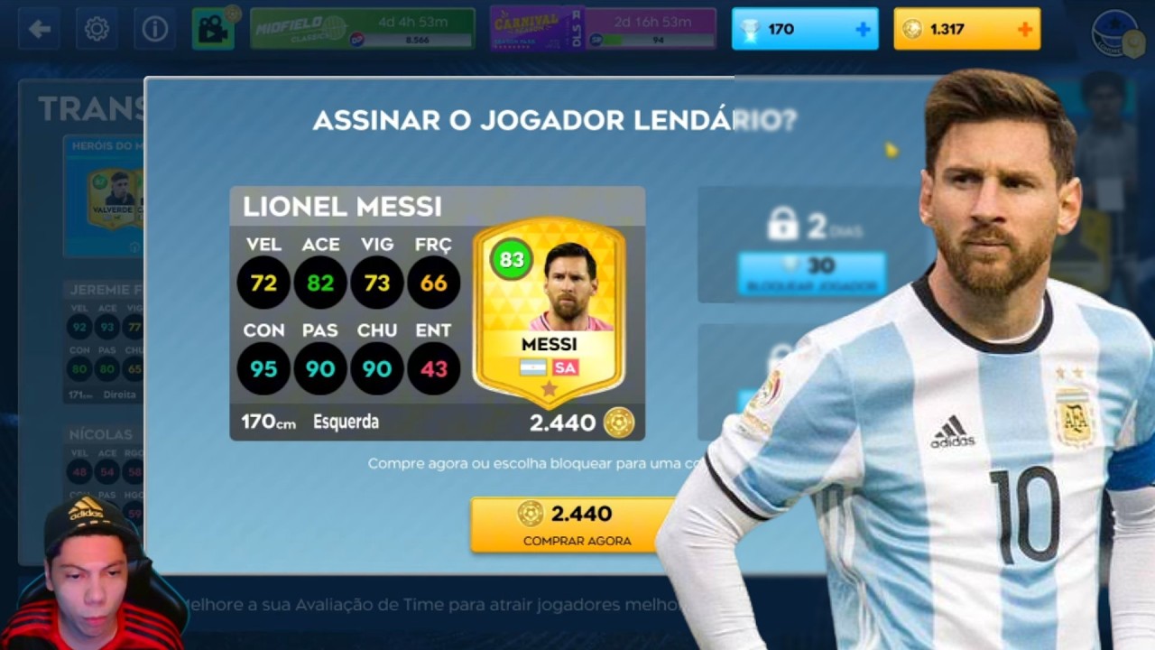 DLS 26 | Modo Carreira Londres FC #25 ( Messi Finalmente Apareceu !! )