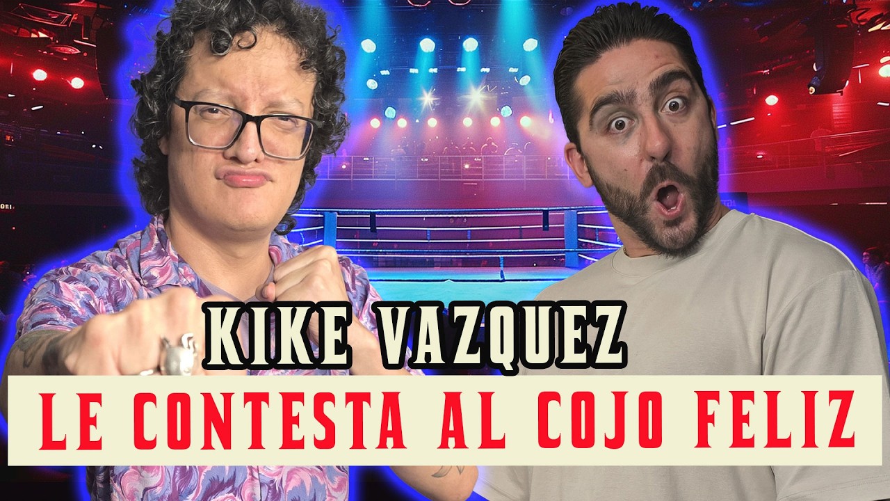 Kike Vazquez BIEN PARADO en la comedia y frente al COJO FELIZ