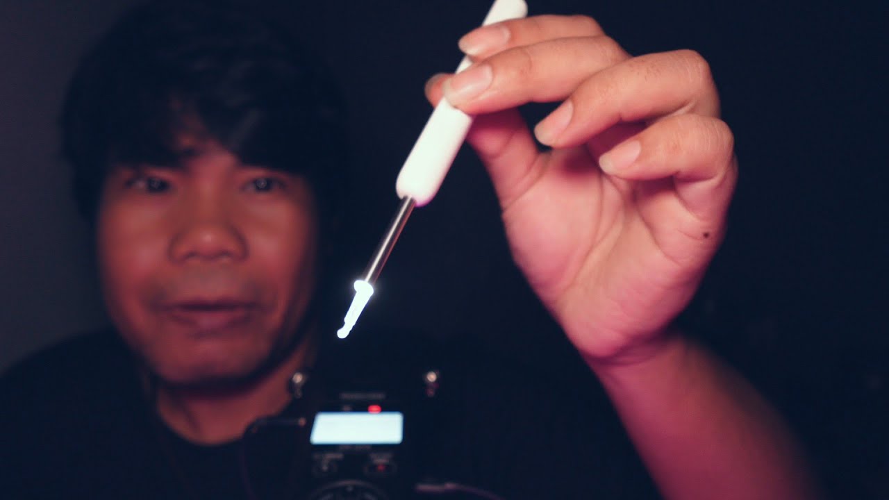 ASMR แคะหู รอฝนตก พูดไปเรื่อย Ear Cleaning 🌧️ Rain