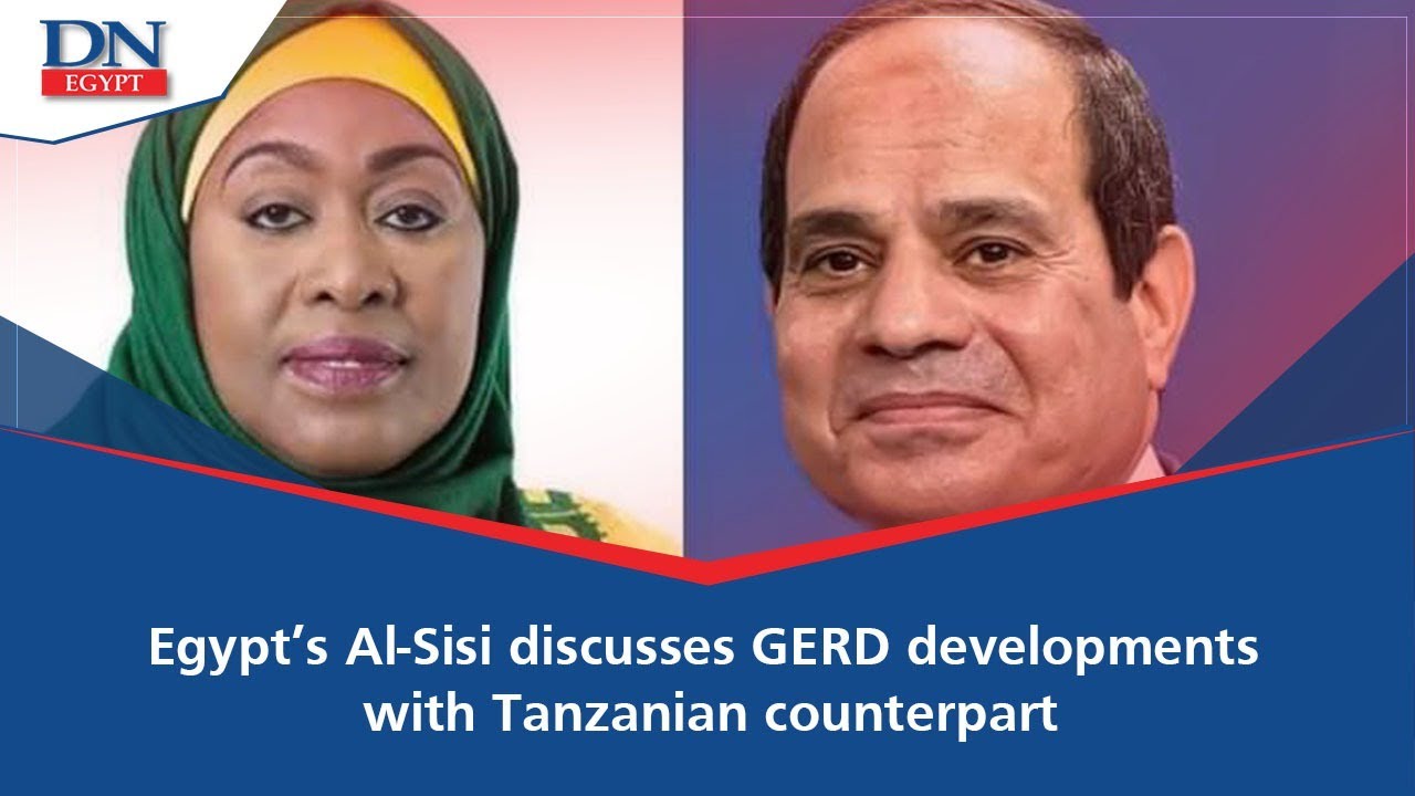 Egypt&rsquo;s Al-Sisi discusses GERD developments with Tanzanian counterpart